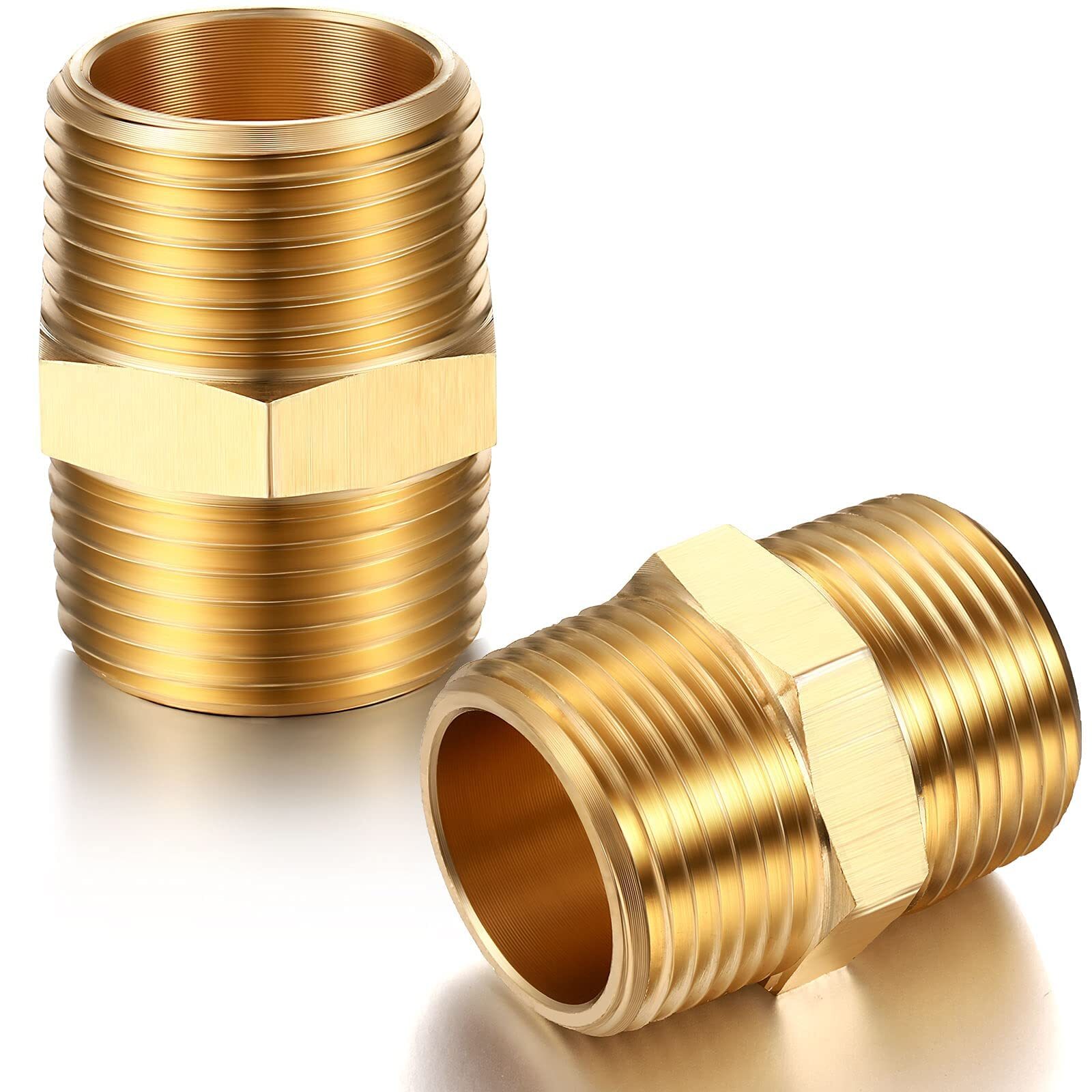 Brass Pipe Fitting - Durable Lead-free Material, 3/4 Inch Size | High Pressure Resistance, Corrosion Resistant Finish
