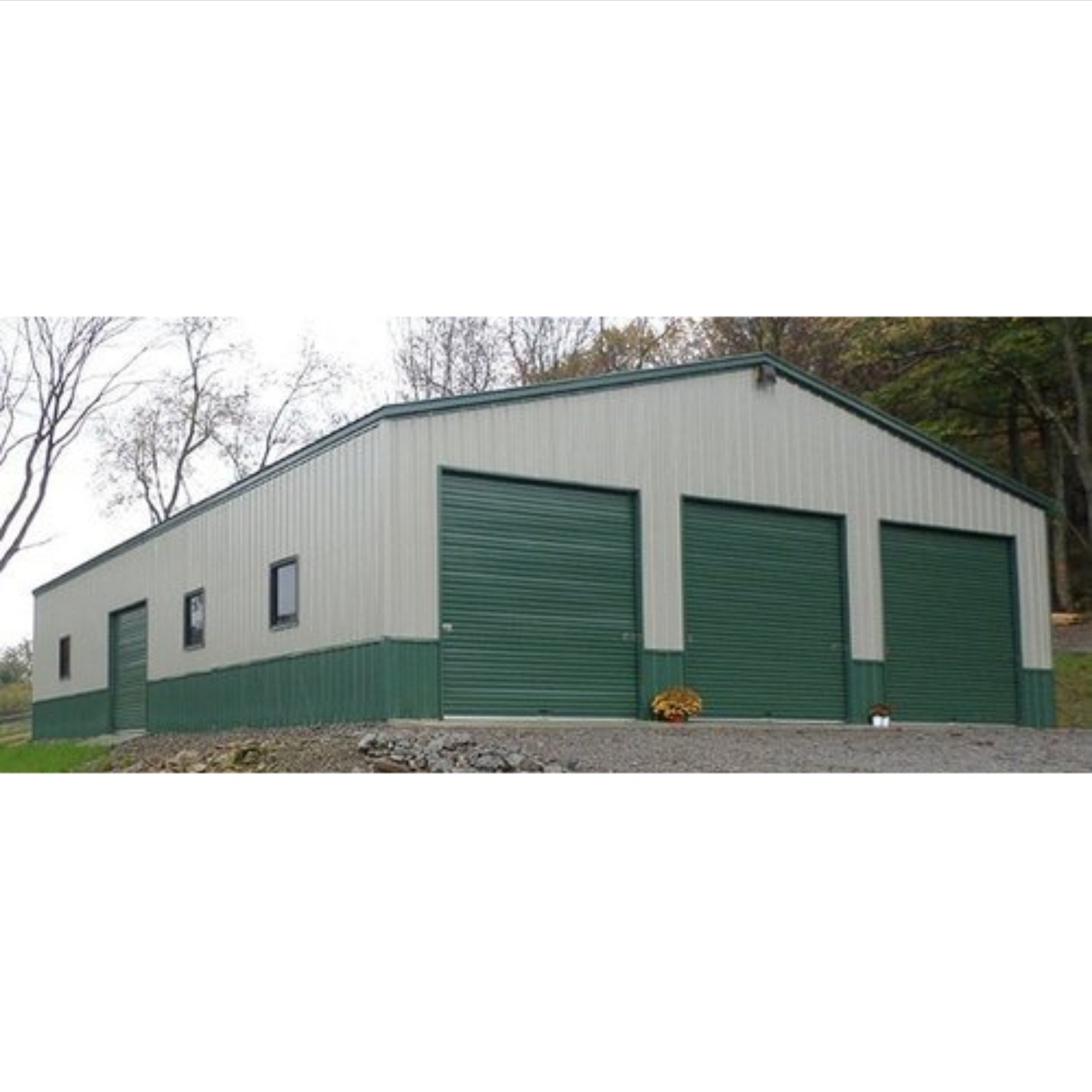 Workshop Building - Aluminum Sheet & Sandwich Panel, Custom Size, Color As Per Customer, Energy Efficient With Sliding Pvc Windows