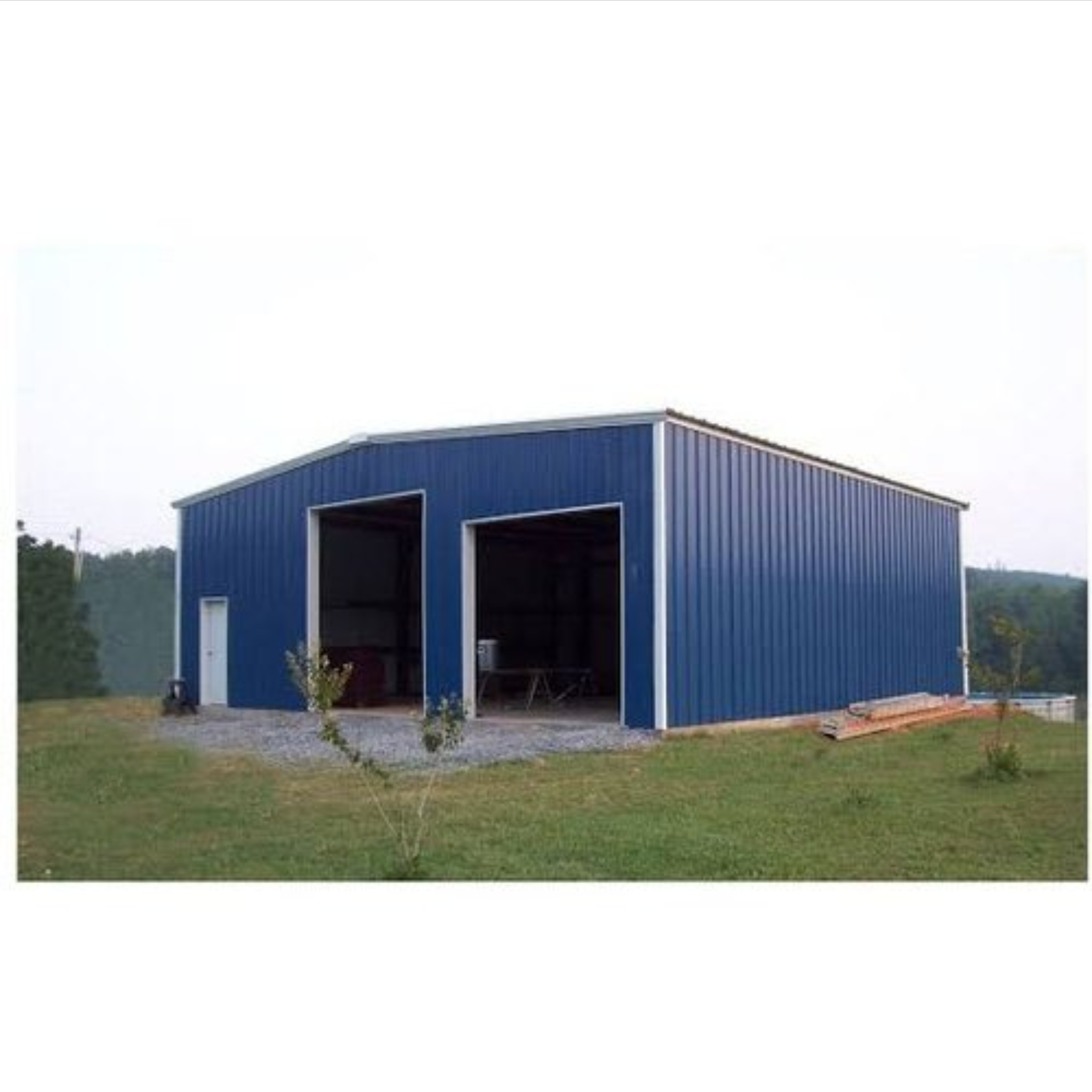 Workshop Building - Aluminum Sheet & Sandwich Panel, Custom Size, Color As Per Customer, Energy Efficient With Sliding Pvc Windows