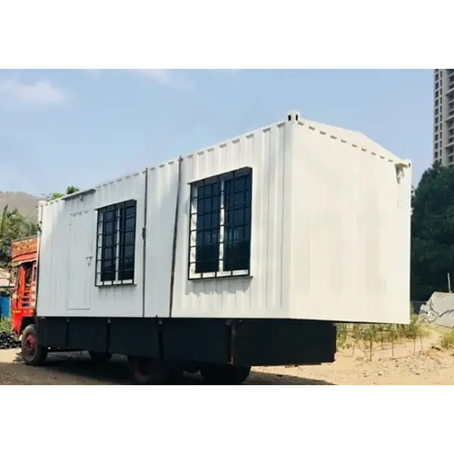 Industrial Portable Cabins - Steel Material, Customized Color Options | Features Steel Walls, Windows & Doors for Hotel/Restaurants and Offices