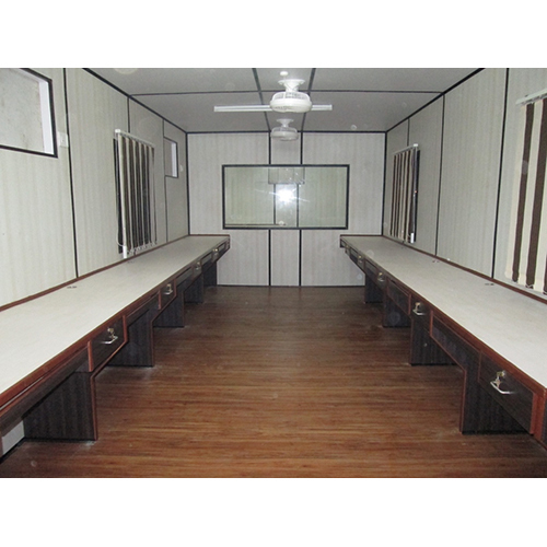Portable Site Office - Steel Frame, Alloy Aluminum Walls and Windows | Customizable Color Options, Ideal for Hotels and Restaurants