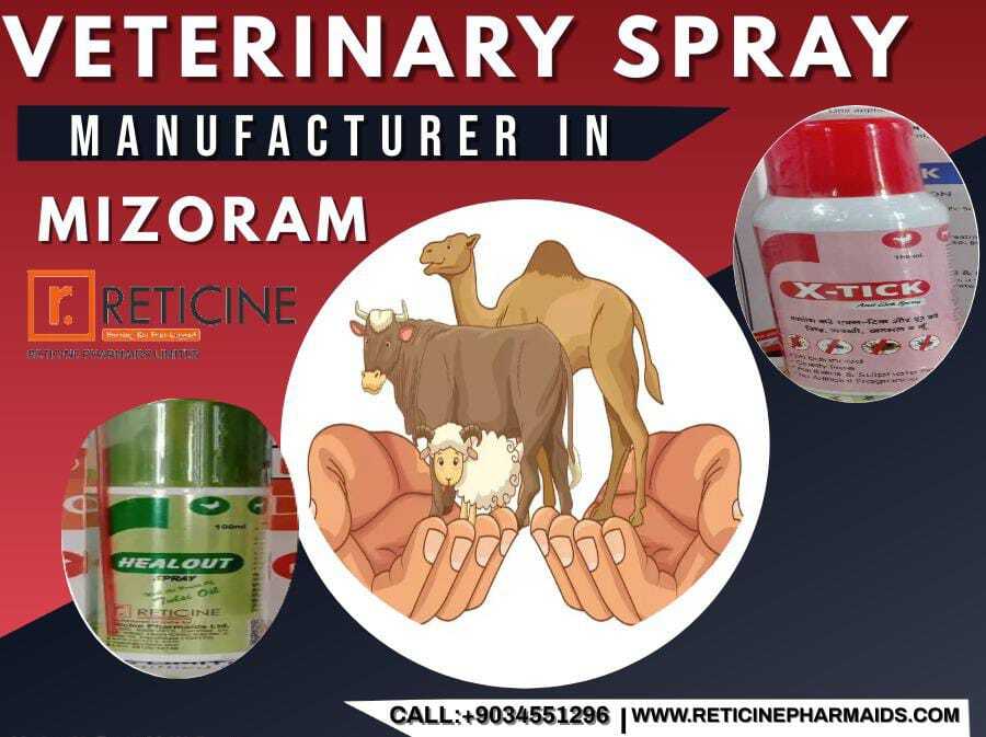 Veterinary Spray Manufacturer - 100ml Herbal Wound Spray, 100ml Topical Anti-inflammatory Spray For Mastitis, 100ml Anti-tick Spray | 100% Natural, Gmp & Iso Certified, Safe & Effective