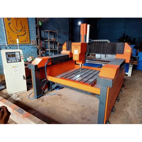 Tcipl 1325 Cnc Wood Carving Router Machine - 24000 Mm/m Spindle Speed, 1800 Kg Weight, 220-440 Volt Power Supply, Low Energy Consumption - Automatic Features, Industrial Use, Warranty Included