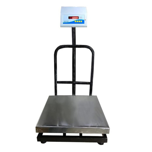 Digital Weighing Machine - High-Quality Steel, Digital Monitor Display, Silver Color | Weigh Beam Type Scale with Warranty, Ideal for Home and Business Use
