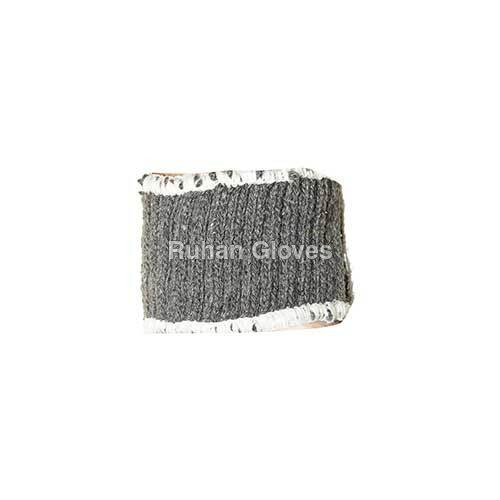 Cotton Knitted Hand Wrist Sleeve - 2-6 Inch, Grey | Breathable, Cool Pass, Industrial Use