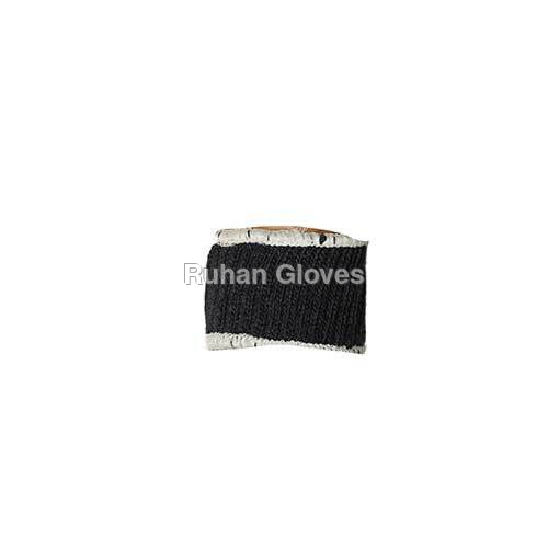 Cotton Knitted Hand Wrist Sleeve - 7 Gauge, 2-6 Inch Blue | Breathable, Cool Pass, Industrial Usage