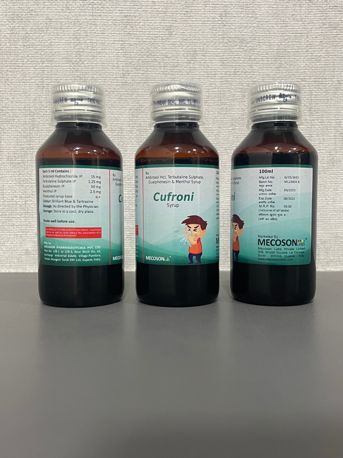 Ambroxol Terbutaline Cough Syrup Liquid