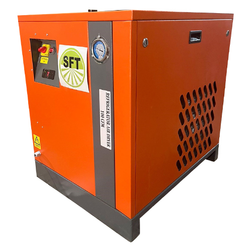 सिल्वर 100Cfm रेफ्रिजरेटर एयर ड्रायर