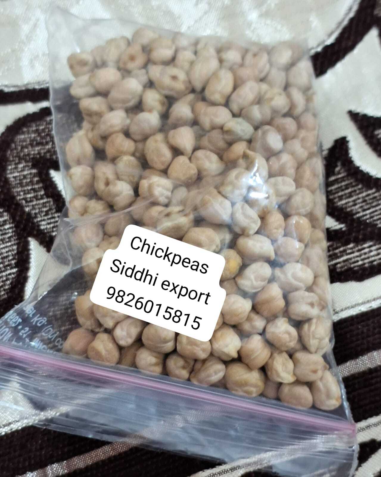 Organic Chickpeas - Whole, Round, Fresh | Various Sizes (42-62), High Purity, 24 Months Shelf Life, Gluten-free, Ideal For Vegan Cuisine
