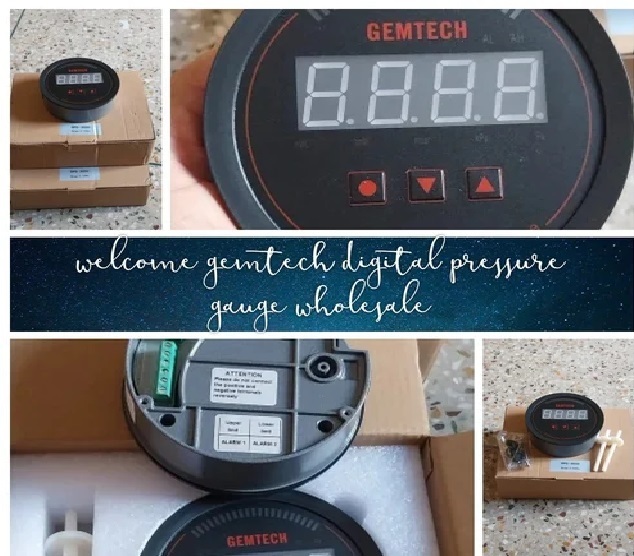 Gemtech Series 3000 Digital Pressure Gauge With Alarm Range 0 To 50 Mm Wc