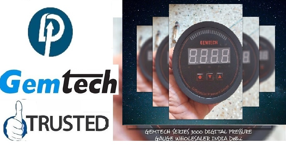Gemtech Series 3000 Digital Pressure Gauge With Alarm Range 0 To 60 Pascal Navi Mumbai