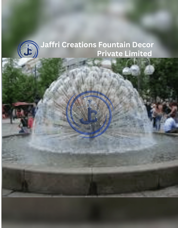 Half Dandelion Fountain - Color: Silver