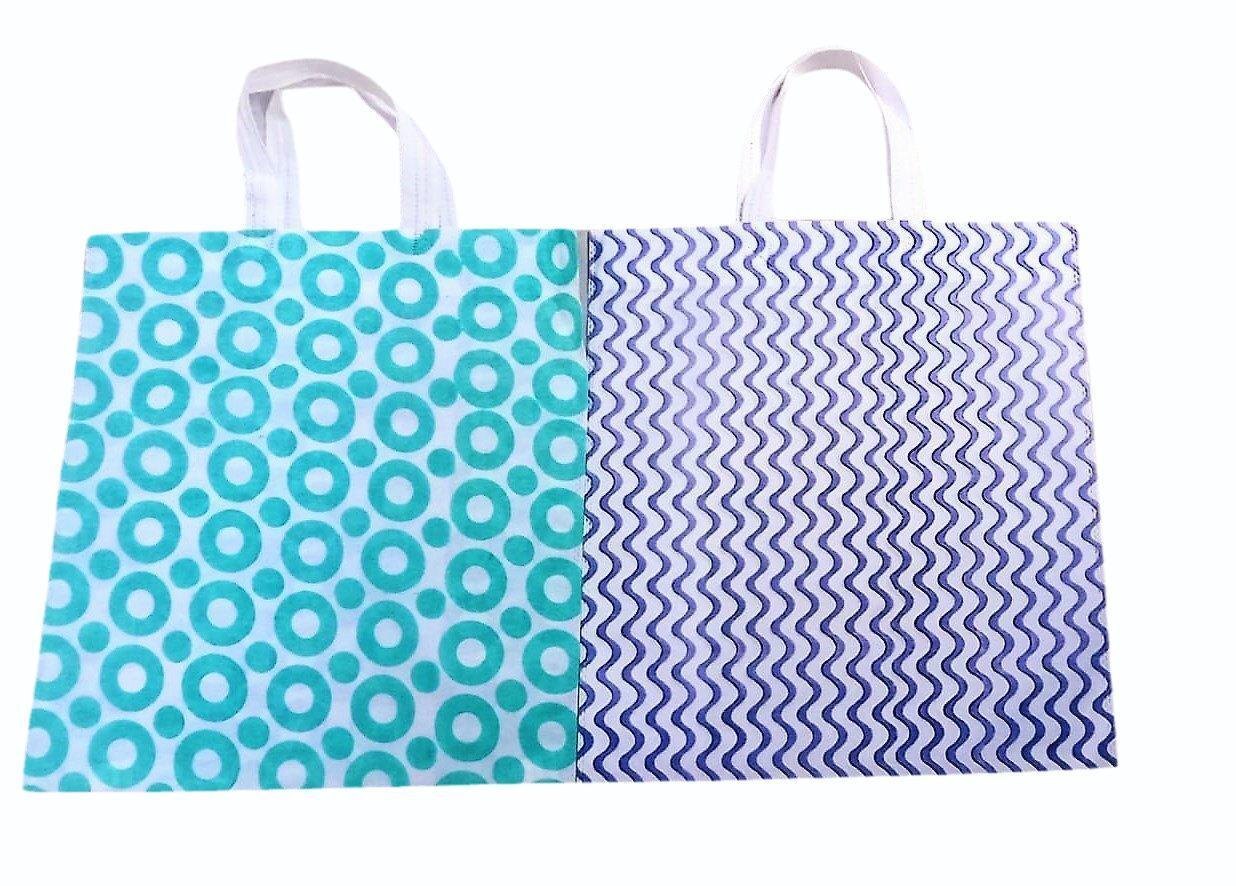 Multi-colour Non Woven Loop Handle Bag - Non Woven Fabric, Ideal For Grocery, Hotel, Hospital & Ecommerce Use