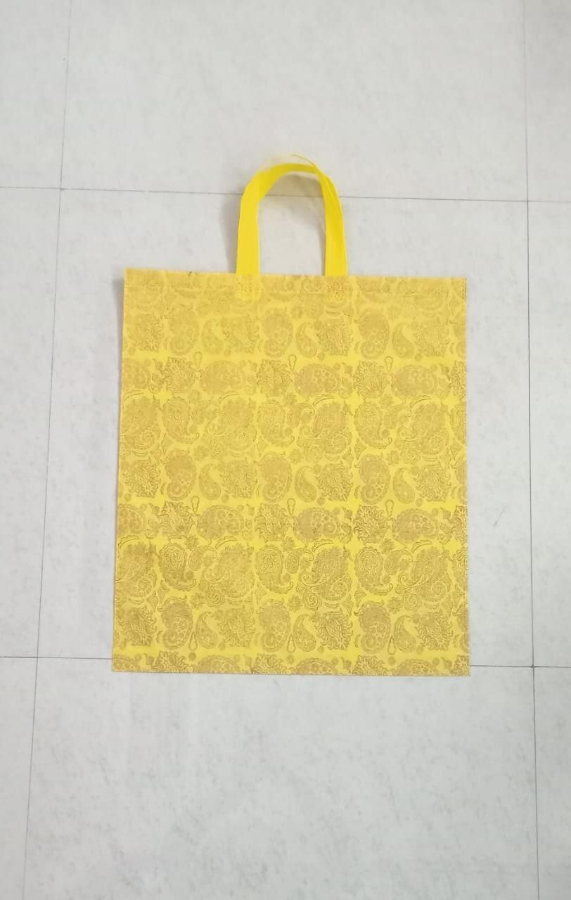 Multi-colour Non Woven Loop Handle Bag - Non Woven Fabric, Ideal For Grocery, Hotel, Hospital & Ecommerce Use