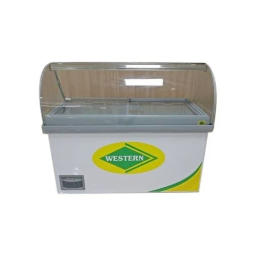 White Scooping Parlour Deep Freezer