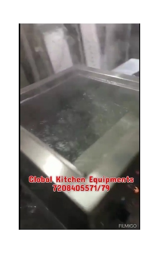Customized Stainless Steel Dim Sum Steamer - 16"x16"x16" Size, 2.5kw Power Consumption | Electric, Removable Perforated Basket Included
