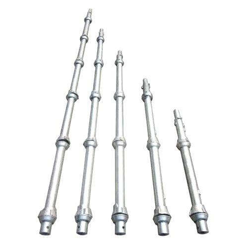 Scaffolding Cuplock Standards - Steel, Vertical Support Components | Easy Assembly, Powder Coated For Enhanced Durability