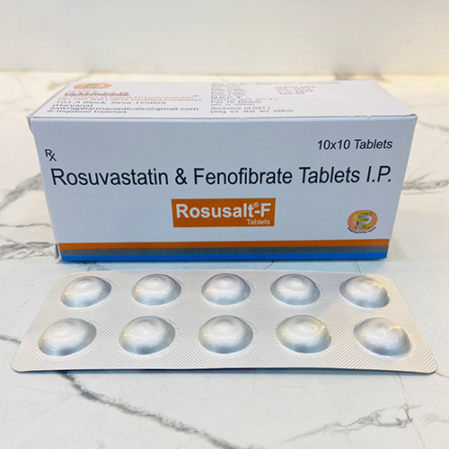 रोसुवास्टैटिन और फेनोफिब्रेट टैबलेट आईपी जनरल मेडिसिन