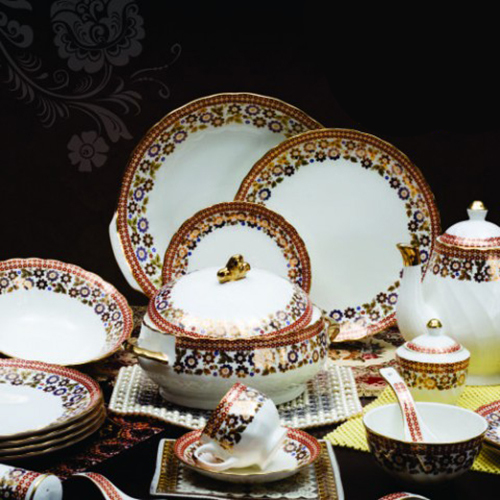 Ceramic Dinner Set 20 - Durable Ceramic Material, Versatile Dinner Plates And Bowls, Elegant Aesthetic Design In Classic Black