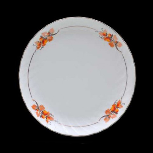Ceramic Dinner Plate 26 - Ceramic Material, 26 Cm Size, Elegant Black Color | Versatile For Home And Hotel Use, Microwave Safe, Durable Design
