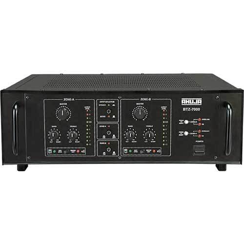 Black Btz 7000 Two Zone Pa Power Amplifiers