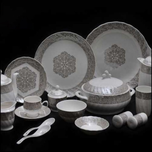 Ceramic Dinner Set 37 - Durable Ceramic Material, Elegant Design , Versatile For Home & Hotel Use, Microwave & Oven Safe Options