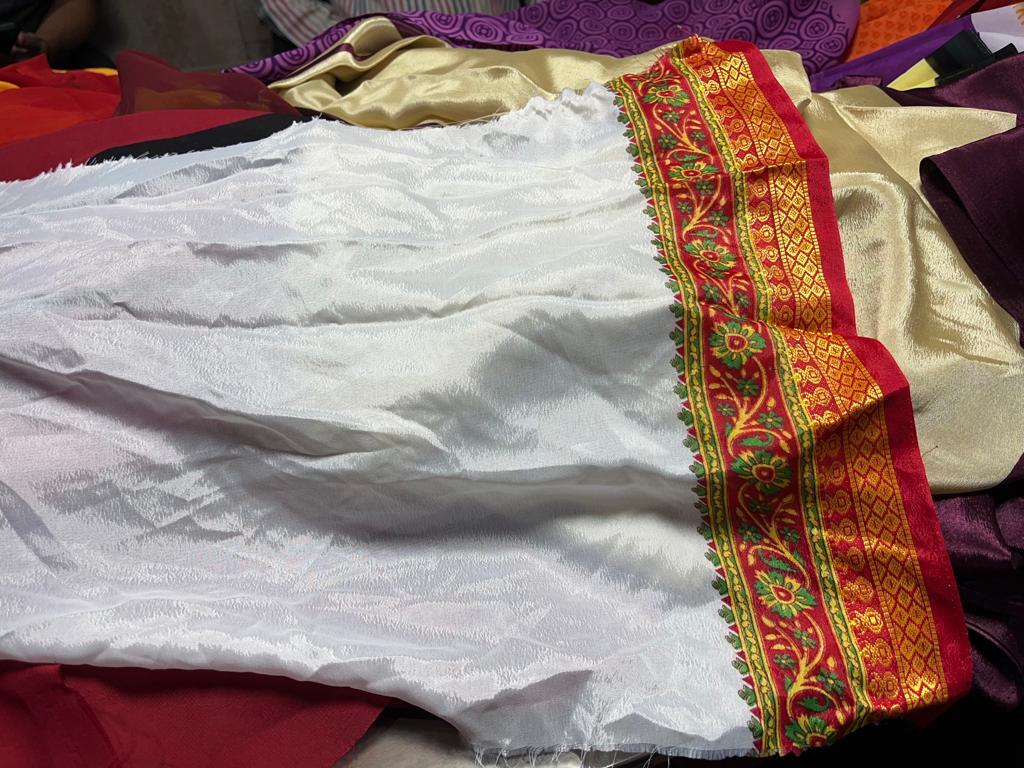 Uniform Designer Georgette Saree - 5.5 Meter Length, 44 Inch Width, Multicolor, Printed | Skin Friendly, Washable, Ideal For Daily Wear