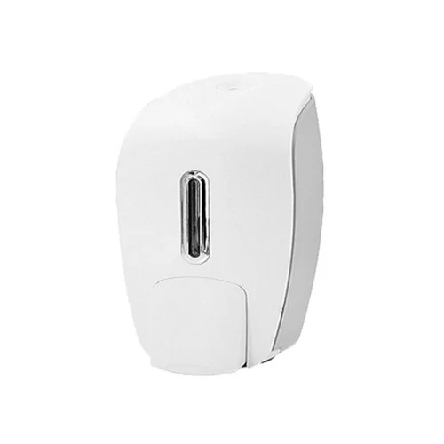 Manual Soap Dispenser - Rectangular Design, Glossy Finish | White Liquid Soap Dispenser with Sleek Aesthetic
