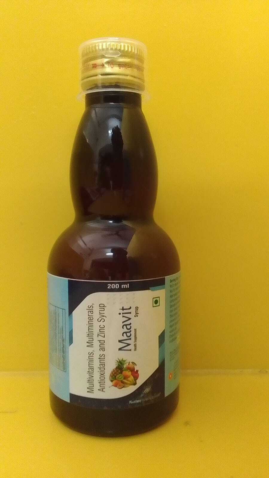 Multivitamin Syrup - 150 Ml Pure Formulation | Effective For Cell Damage, Vitamin Deficiencies, Eye And Skin Health, Recommended For Children & Adults