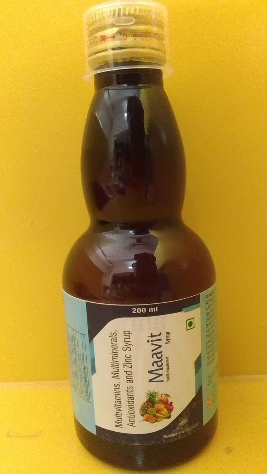 Multivitamin Syrup - 150 Ml Pure Formulation | Effective For Cell Damage, Vitamin Deficiencies, Eye And Skin Health, Recommended For Children & Adults