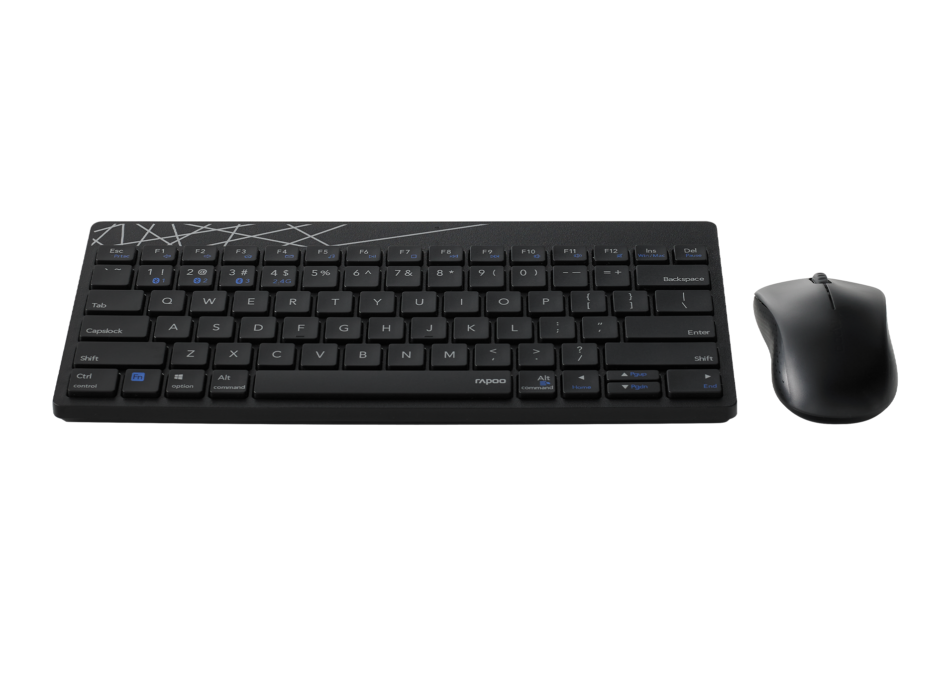 8000m Multi-mode Wireless Optical Mouse And Keyboard Combo