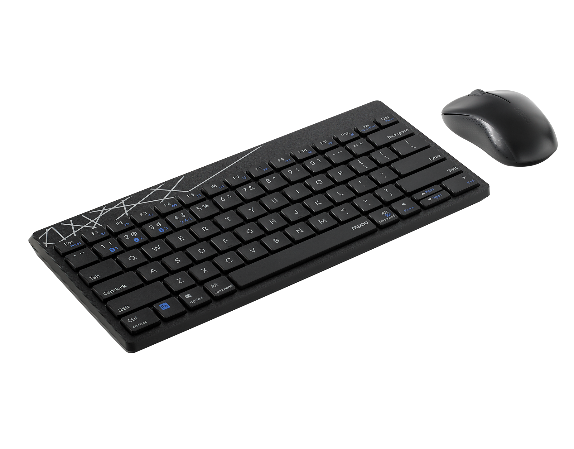 8000m Multi-mode Wireless Optical Mouse And Keyboard Combo