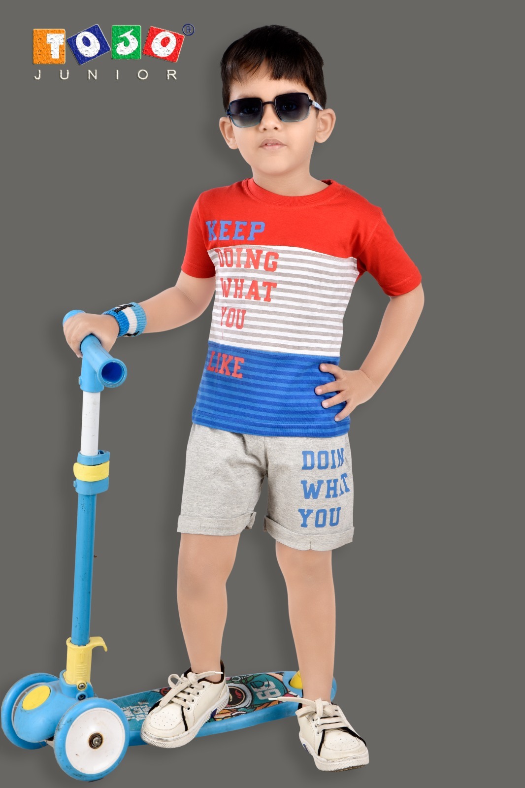 Baby Wear Suit - Cotton, Customized Size, Multicolour, Trendy Design | Printed Pattern, Short Sleeves, Washable, Ideal For Boys 9 Months To 2 Years