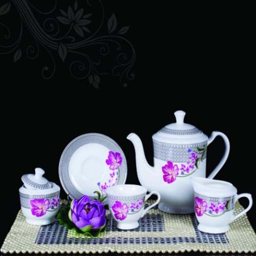 Ceramic Tea Set 3 - Ceramic Material, Multi-piece Design, Elegant Tea Service | Includes Teapot, Cups, Saucers, Ideal For Enjoying Tea Moments