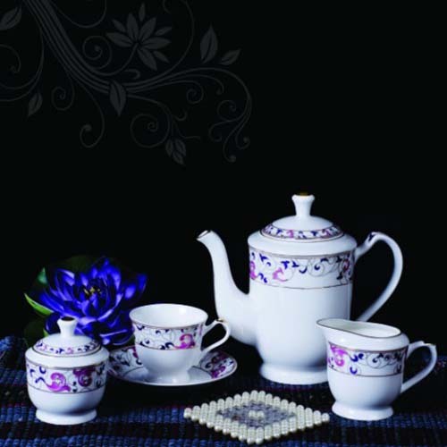 Ceramic Tea Set 3 - Ceramic Material, Multi-piece Design, Elegant Tea Service | Includes Teapot, Cups, Saucers, Ideal For Enjoying Tea Moments