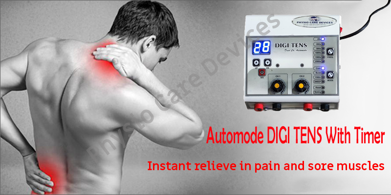 Auto Mode Dual Channel Portable Tens With Timer