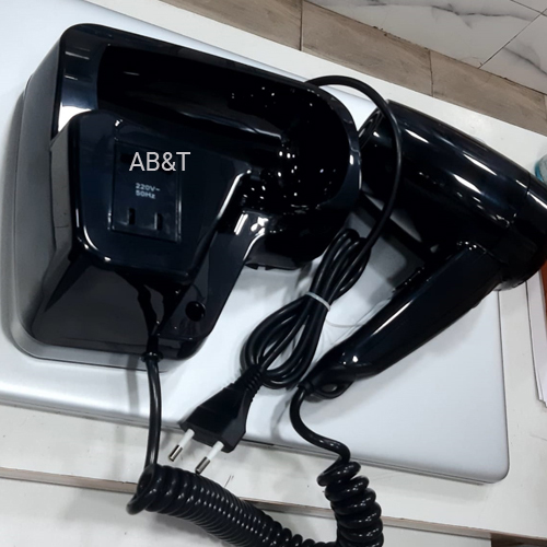 Wall Mounted Black Hair Dryer - Frequency: 50 To 60 Megahertz (Mhz)