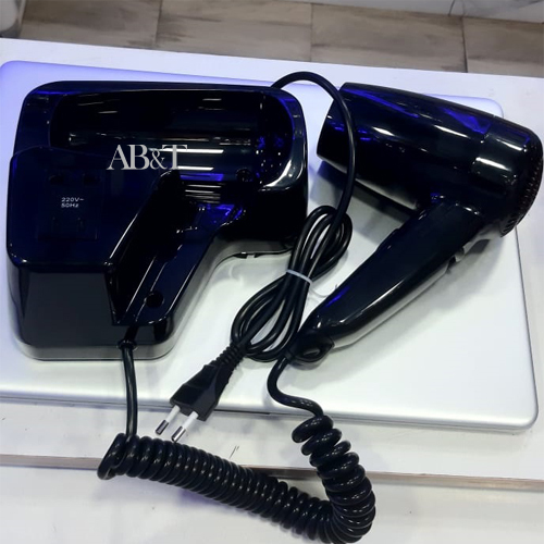 Wall Mounted Black Hair Dryer - Frequency: 50 To 60 Megahertz (Mhz)
