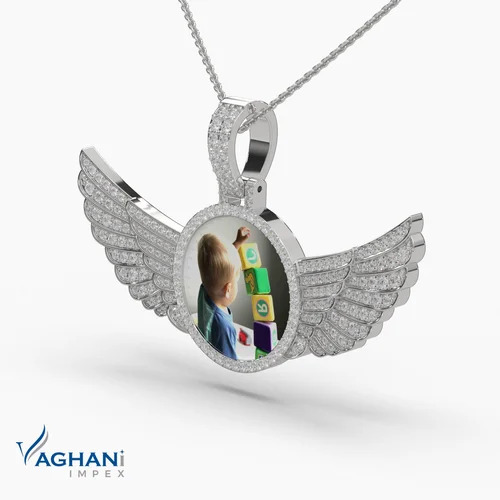 Diamond Memory Pendants