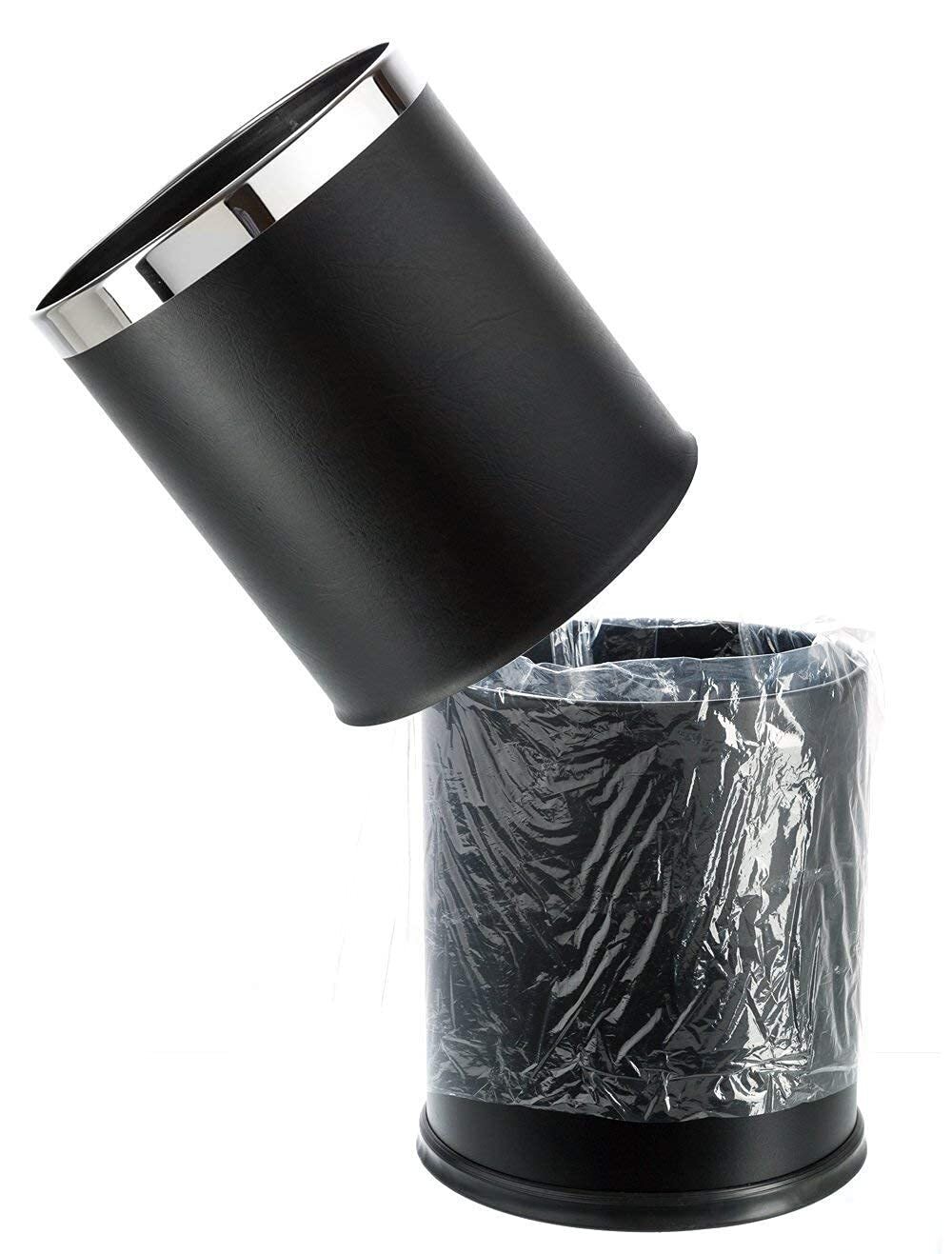 Leatherette Dustbin - Capacity: 13 Liter/day