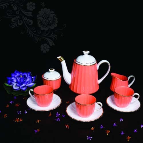 Ceramic Tea Set 8 - Ceramic Material, Various Pieces For Enjoying Tea | Unique Cultural Influences, Elegant Design, Versatile Use