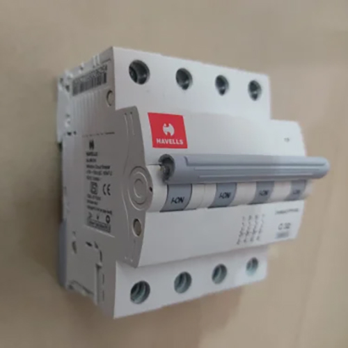 White 32a Havells 4 Pole Mcb