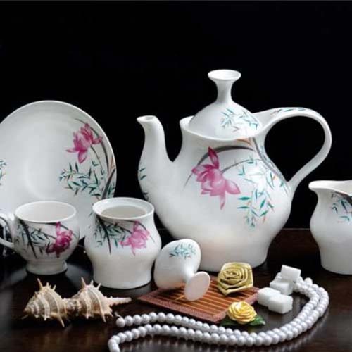 Ceramic Tea Set 26 - Ceramic Material, Includes Teapot, Cups, Saucers, Elegant Design, Cultural Influences, Perfect For Tea Enjoyment