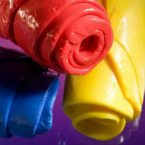 Food Grade Silicone Rubber Compound Sheet - Color: Multicolor