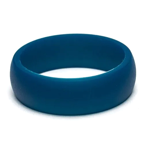 Rubber Sealing Ring - Rubber Material, 6 Millimeter Thickness, Blue Color, 55 HRC Hardness , Versatile Round Shape for Industrial Sealing Applications