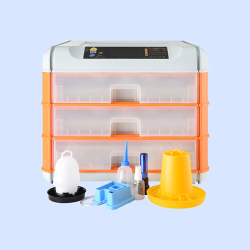 Yellow 192 Eggs Fully Automatic Incubator Orange