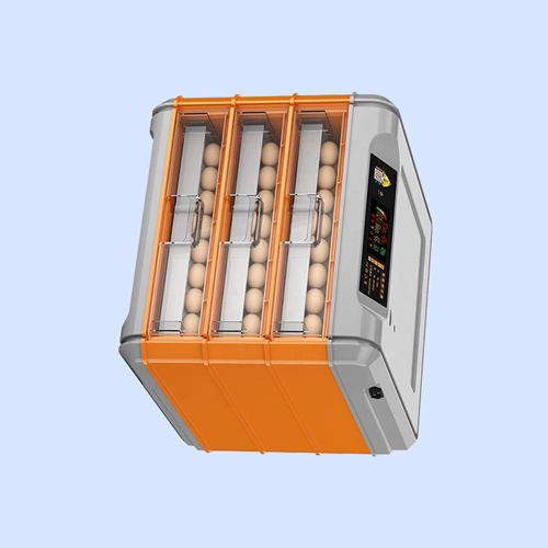 Gray 64 Eggs Fully Automatic Incubator Orange