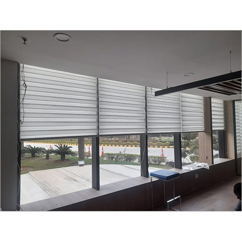 Window Roller Blind - High-quality Plastic, Easily Assembled , Foldable Plain Design In Various Colors