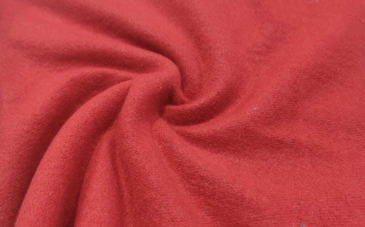 Fleece Fabric - Gsm 200-250, Width 44-45", Color Gray | Ideal For Hoodies And Jackets, Plain Texture, All Sizes Available