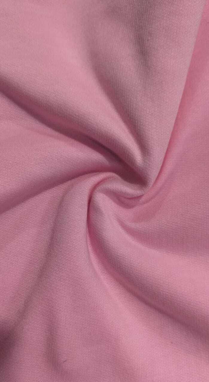 Fleece Fabric - Gsm 200-250, Width 44-45", Color Gray | Ideal For Hoodies And Jackets, Plain Texture, All Sizes Available